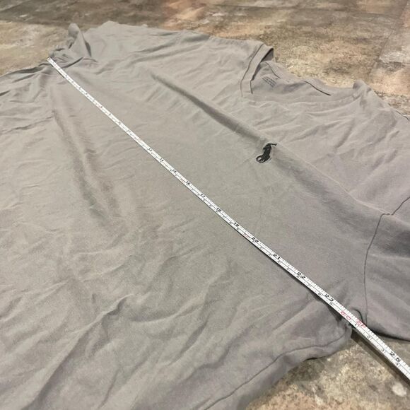 polo ralph lauren y2k gray and black t shirt size large - Picture 4 of 6